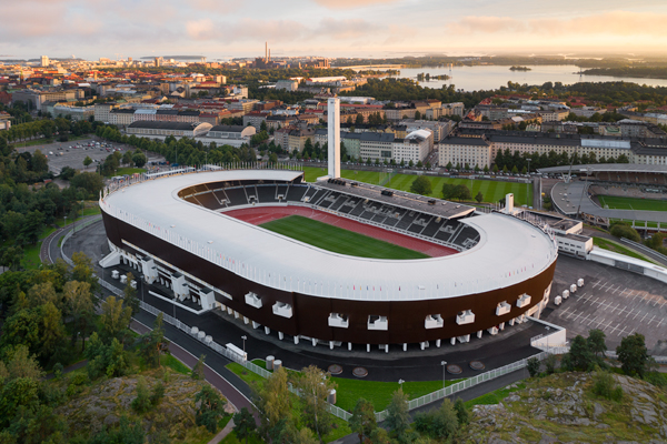 Helsingin Olympiastadion ilmakuva