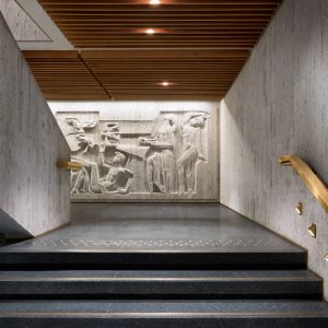 Turun Kaupunginteatterin aulaportaikko