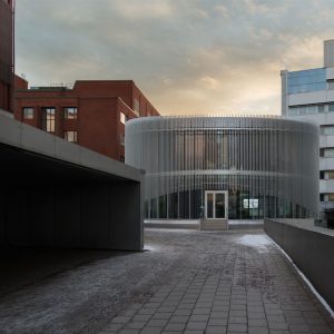 Innovaatio- ja Vierailukeskus Joki julkisivu